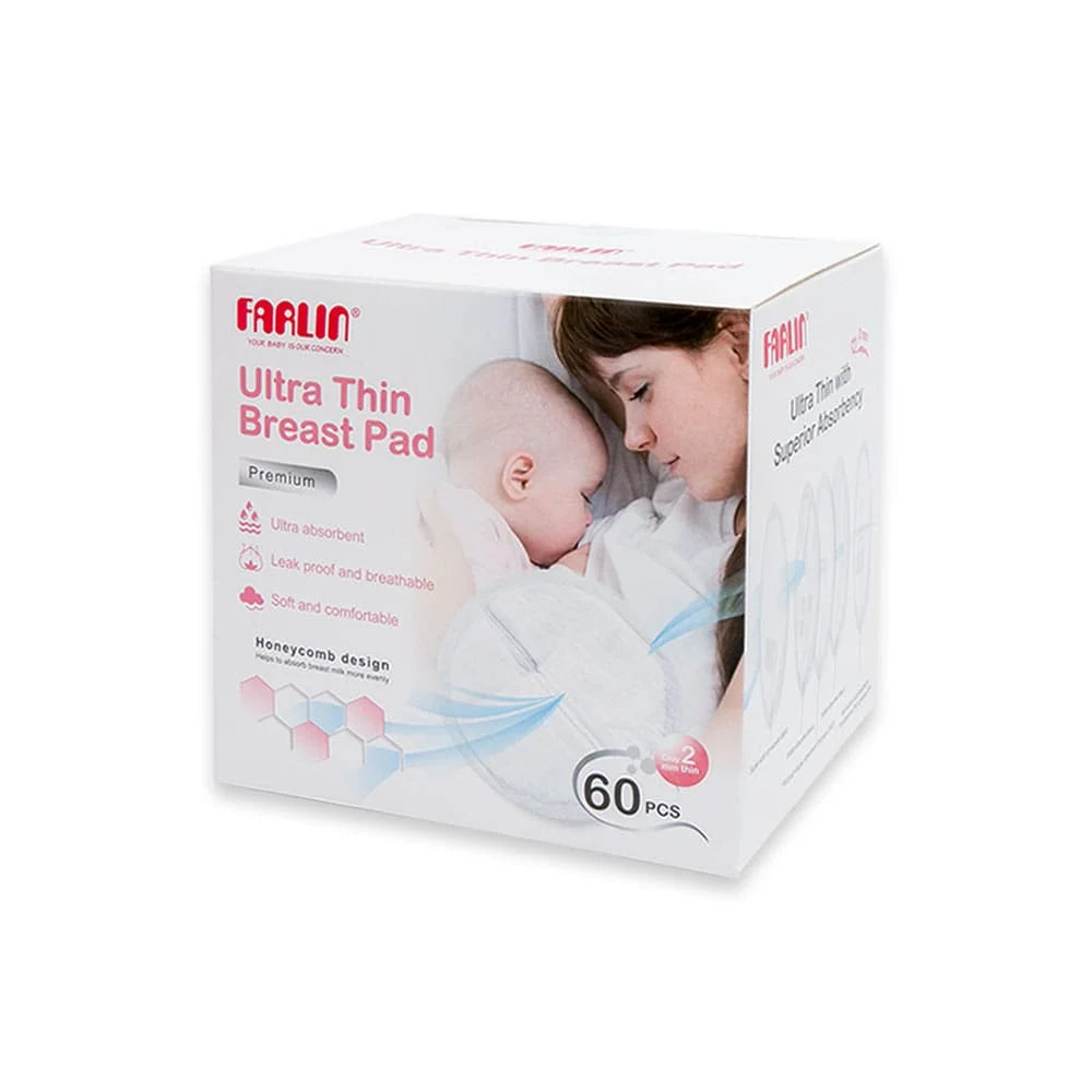 Farlin Ultra Thin Breast Pads  60Pcs - AA-31014 - Zubaidas Official™