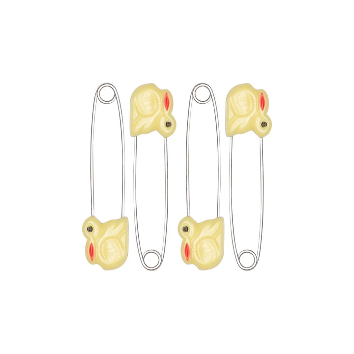Farlin Four Animal Safety Pins Yellow - BF-120 - Zubaidas Official™