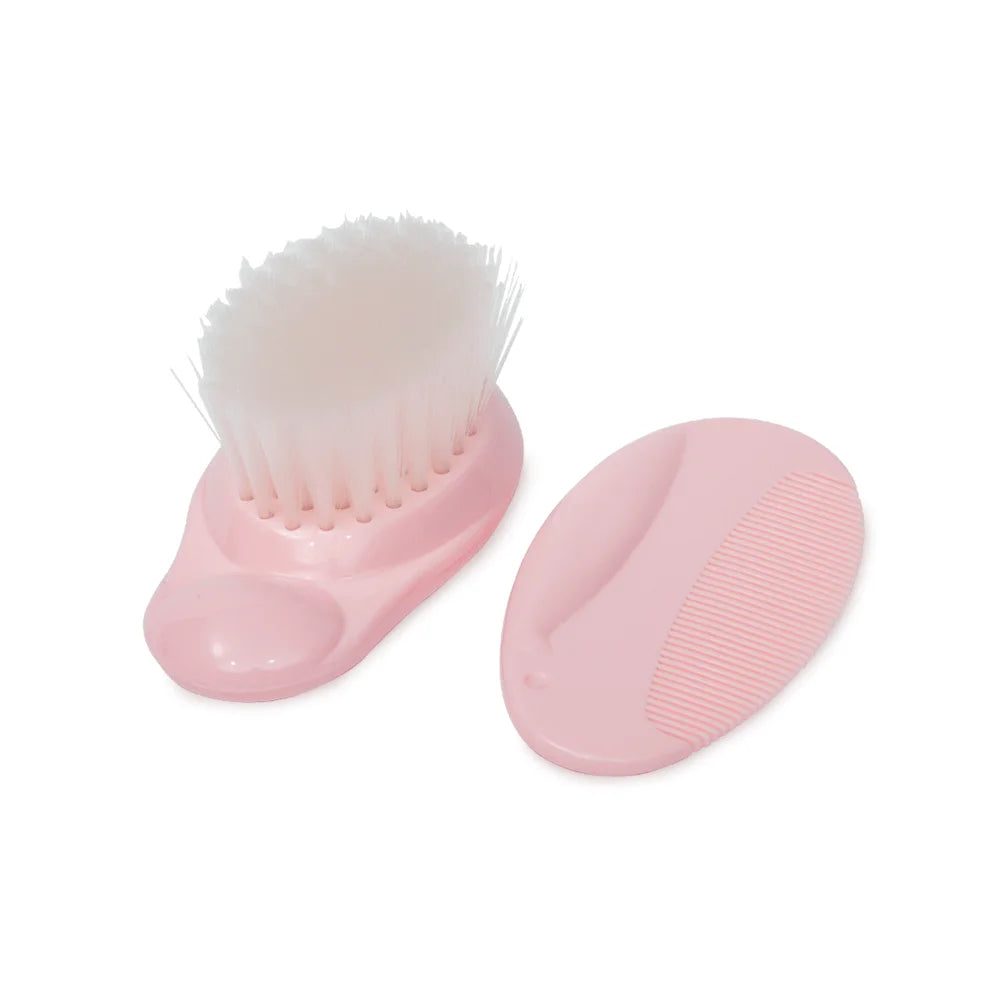 Zubaida's Farlin Baby Comb And Brush Set Pink - BF-150A - Zubaidas Official™