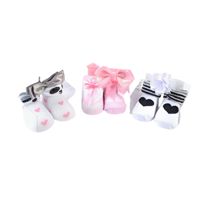 Zubaida's Adorable 6 Pcs Socks & Headbands Coordinated Set - Zubaidas Official™