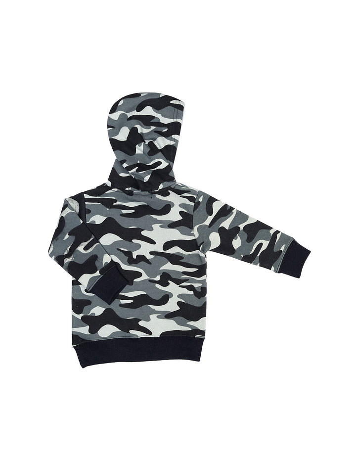 Zubaida's Hoodie Grey and Black Toddler Boys - Zubaidas Official™