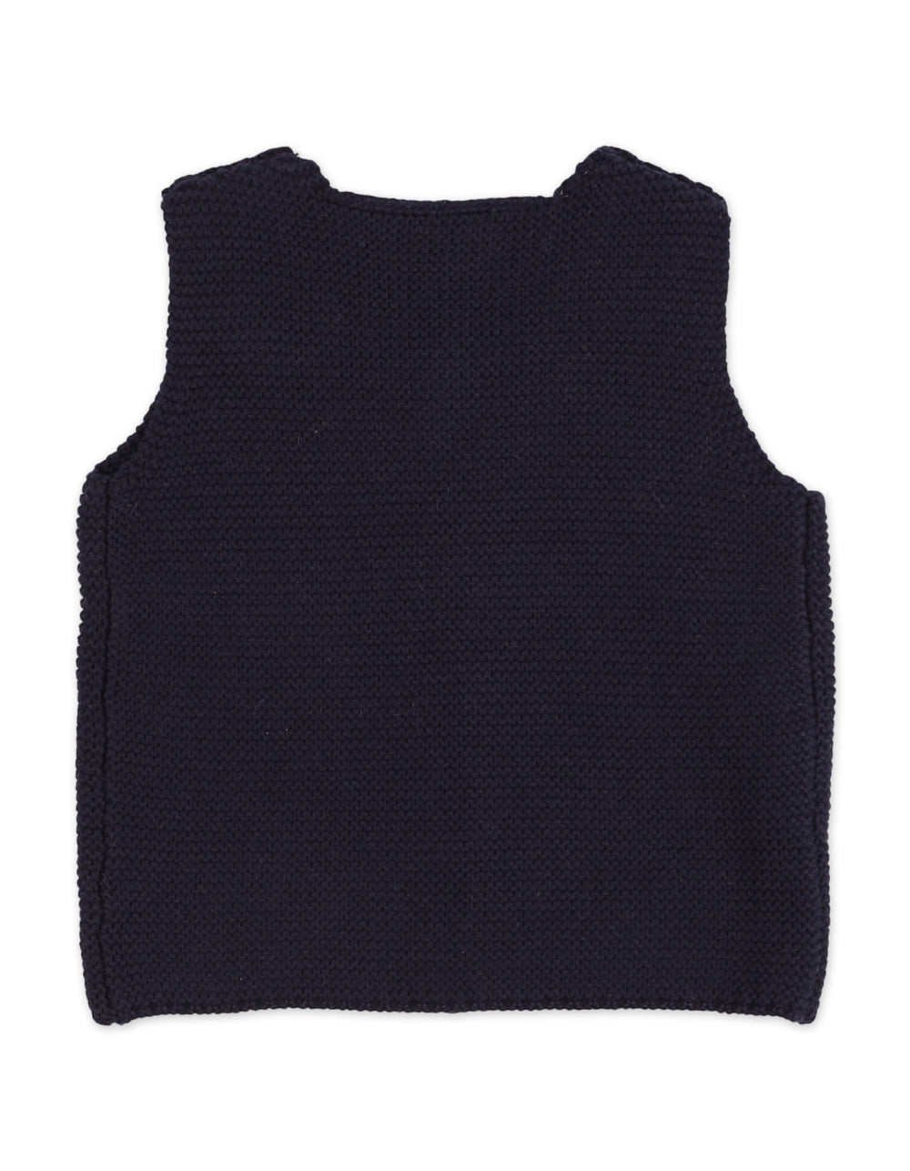 Zubaida's Sweater Sleeveless Single Button Navy Bow - Zubaidas Official™