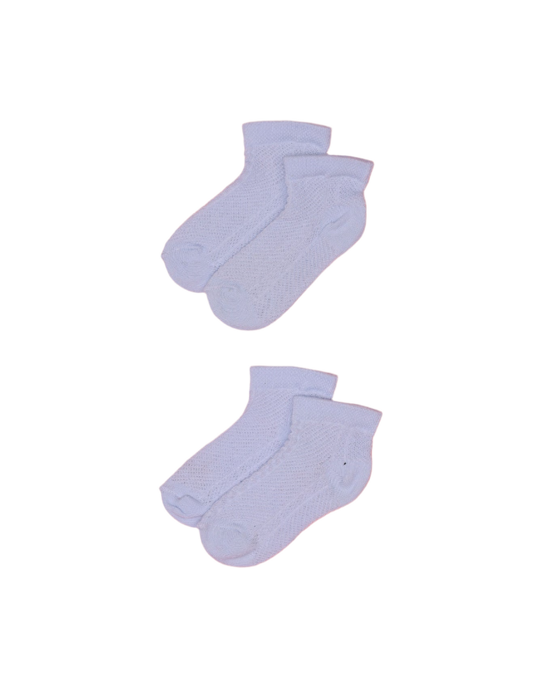 Socks Knitted Baby Blue Pack of 2 - Zubaidas Official™