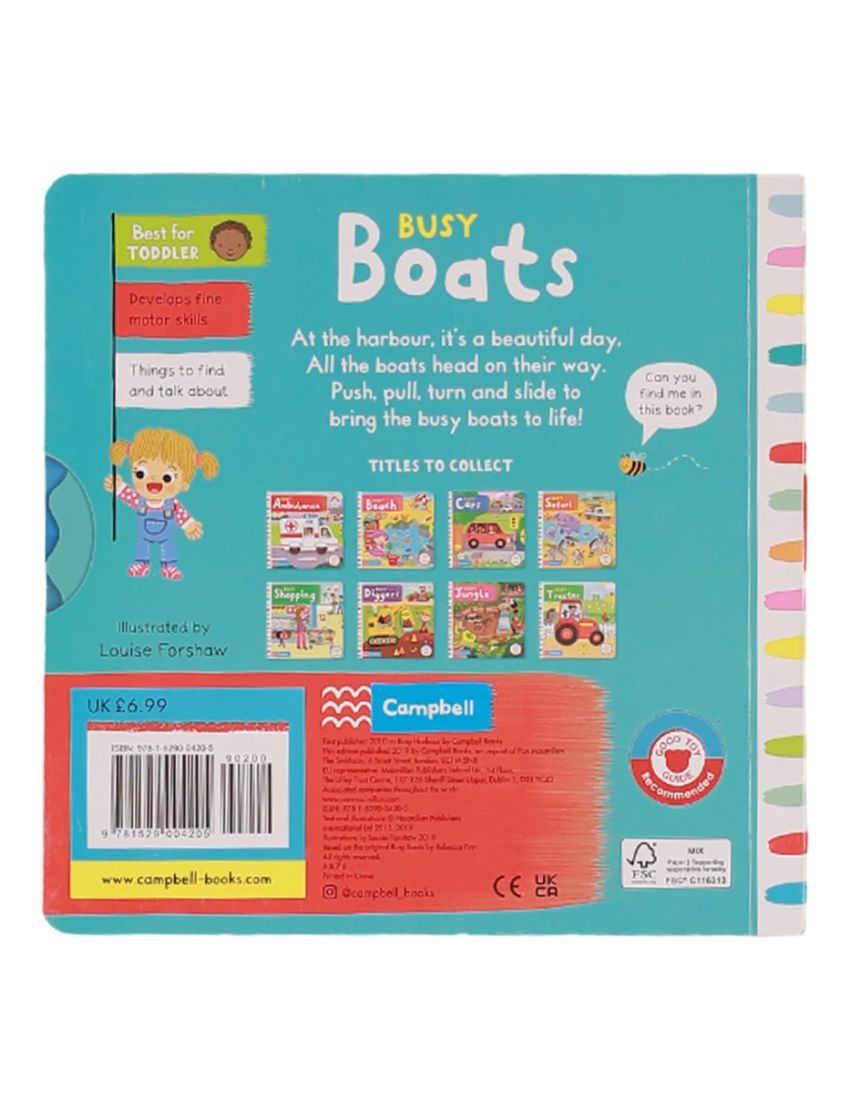 Zubaida's Book: Busy Boats Book for Kids - Zubaidas Official™