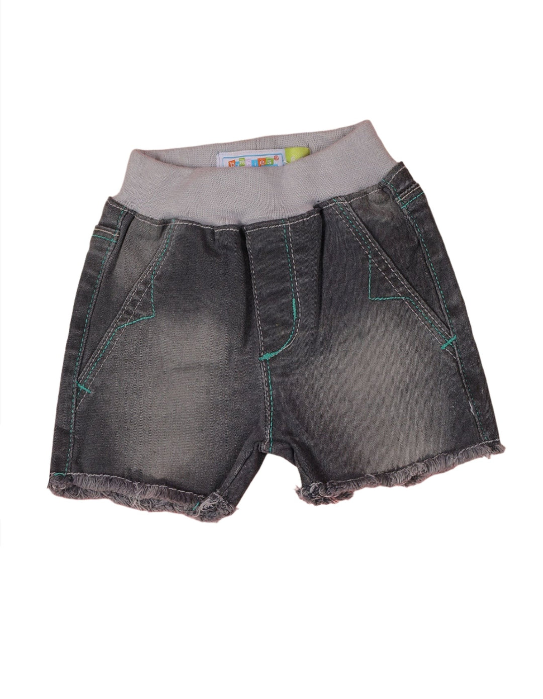 Zubaida's Denim Shorts Grey Faded Style - Zubaidas Official™