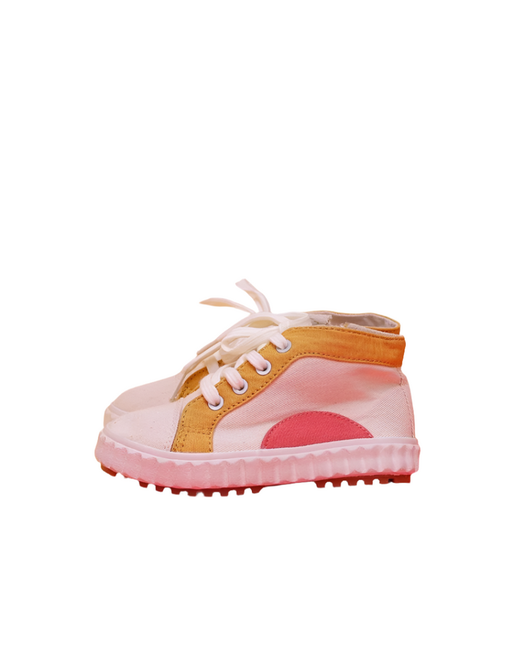 Casual Shoes Pink and Mustard for Girls - Zubaidas Official™