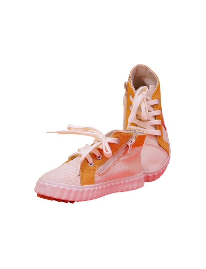 Casual Shoes Pink and Mustard for Girls - Zubaidas Official™