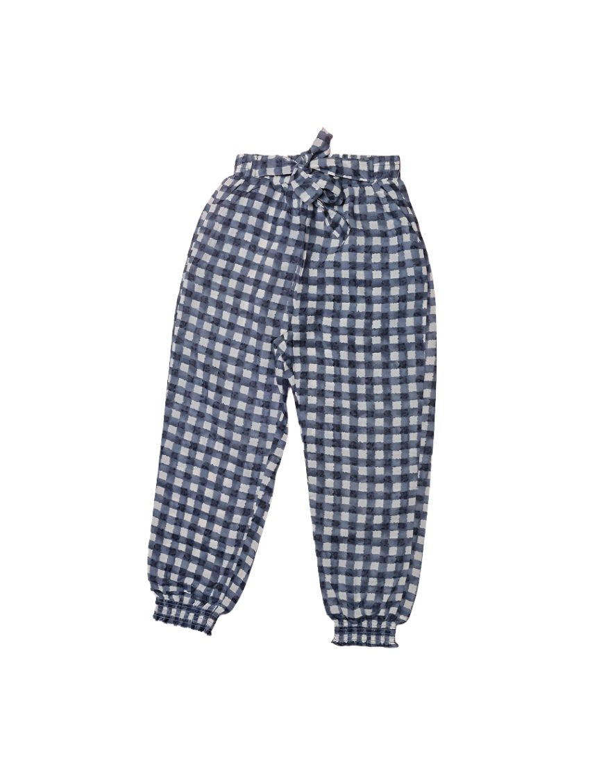 Zubaida's Trouser Grey with checkered Pattern for Girls - Zubaidas Official™