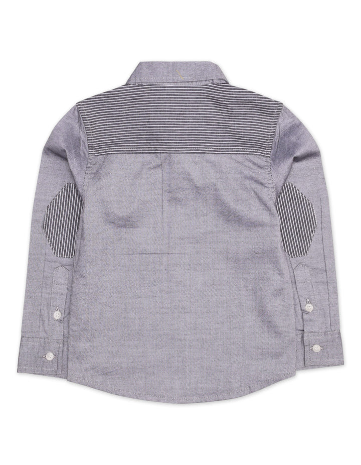 Zubaida's Full Sleeves Striped Panel Shirt - Zubaidas Official™