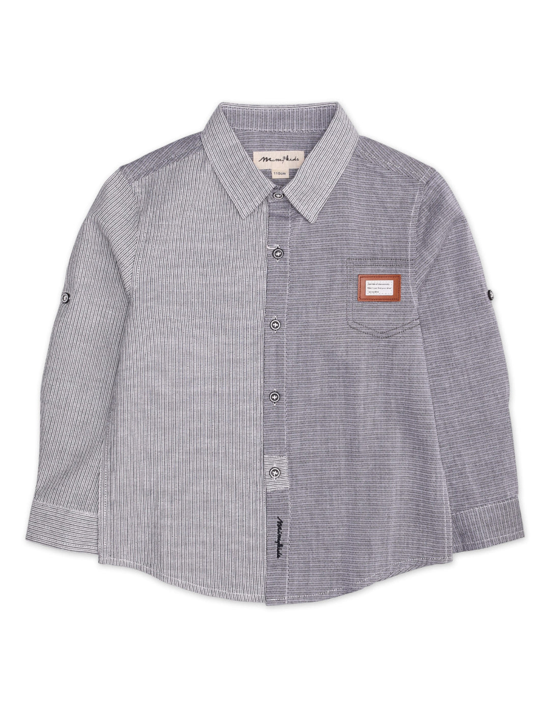 Zubaida's Full Sleeves Contemporary Two-Tone Shirt - Zubaidas Official™