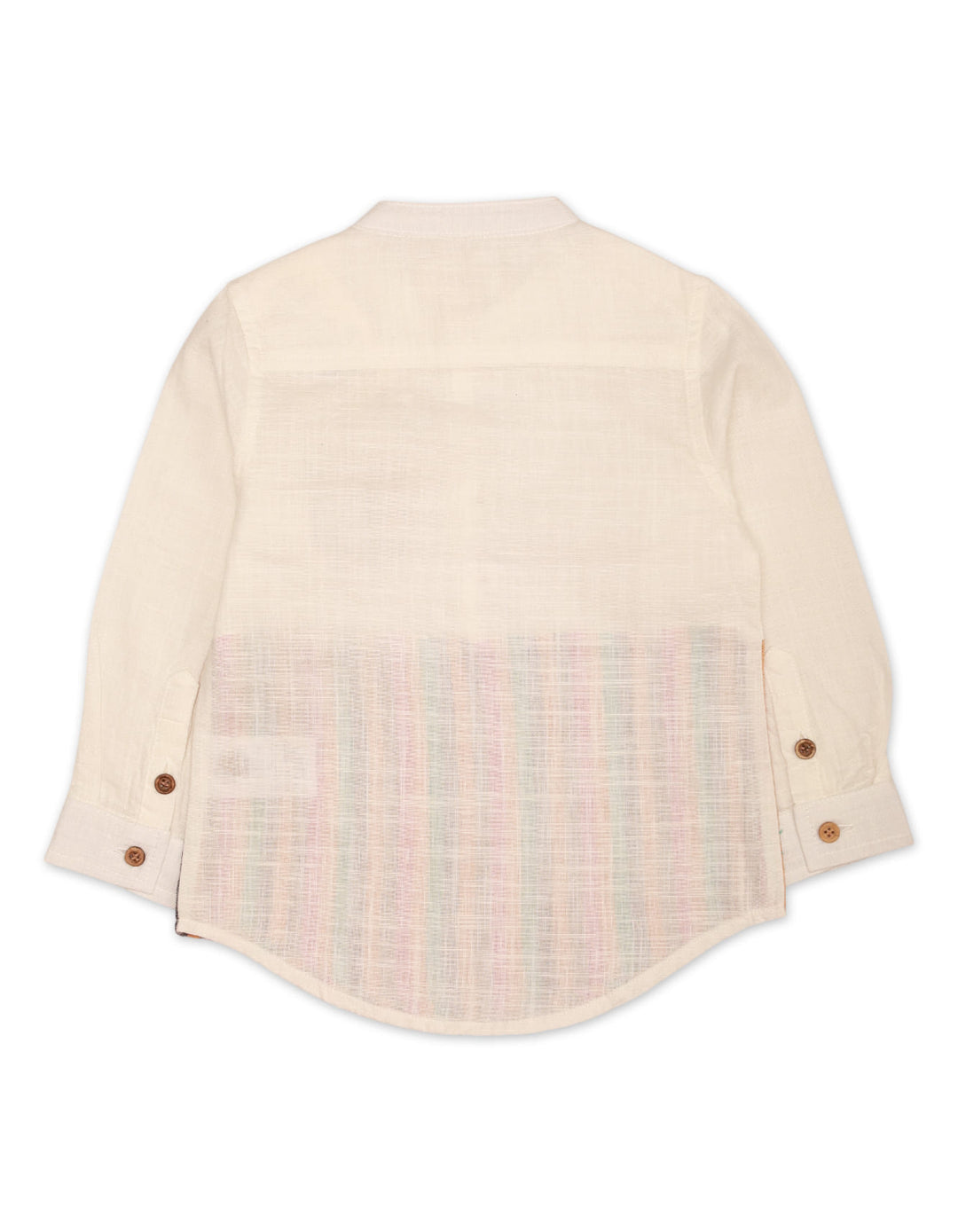 Zubaida's Full Sleeves Shirt with Multicolor Stripes - Zubaidas Official™