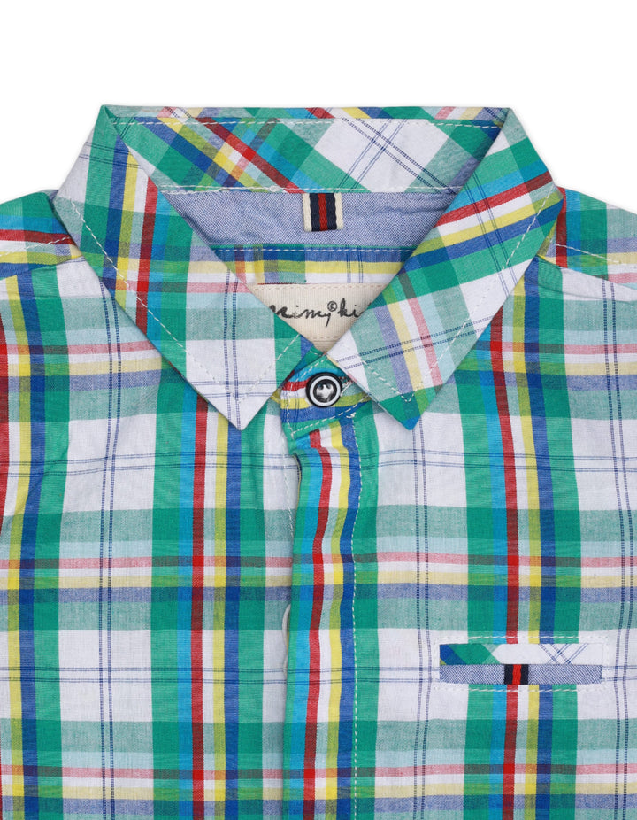 Zubaida's Checkered Short Sleeves Shirt - Zubaidas Official™