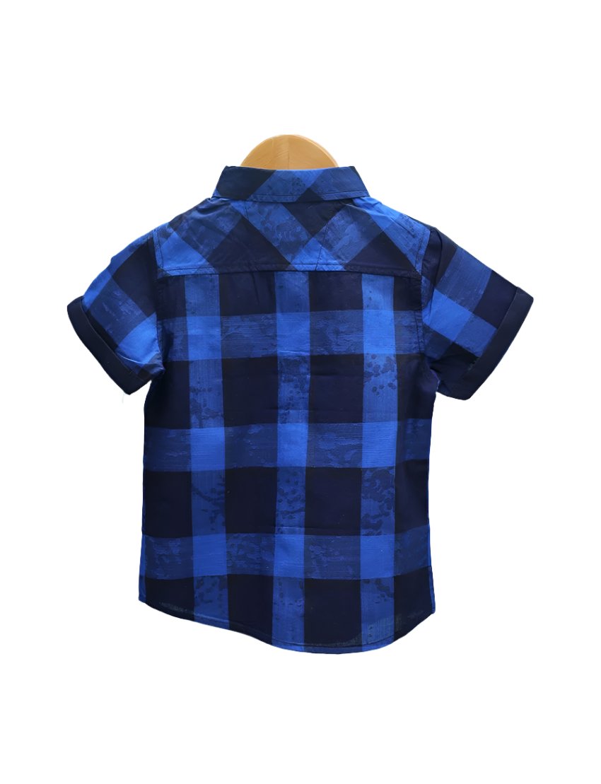 Zubaida's Shirt Checkered Half Seleeves - Zubaidas Official™