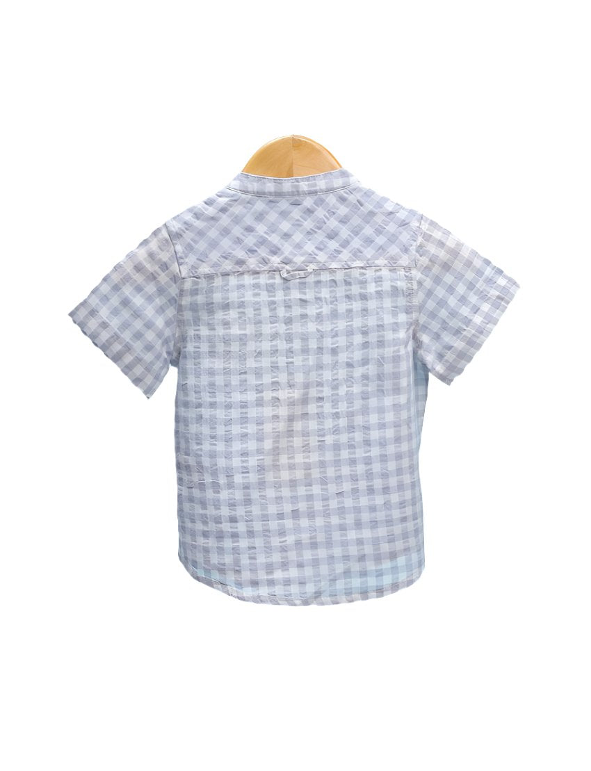 Zubaida's Shirt Checkered Half Sleeves - Zubaidas Official™