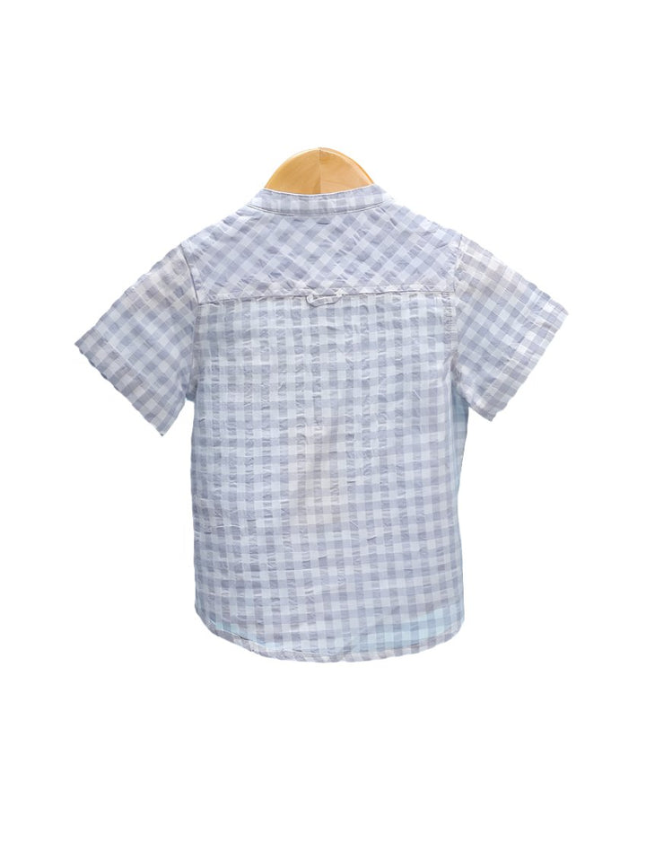 Zubaida's Shirt Checkered Half Sleeves - Zubaidas Official™