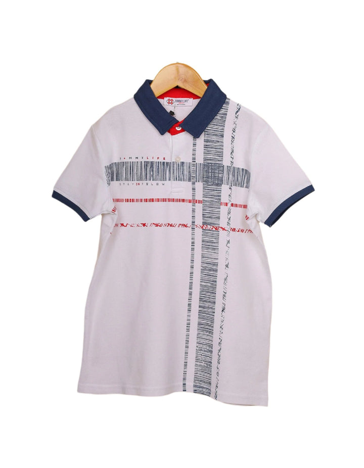 Zubaida's T-Shirt Polo Neck Embossed - Zubaidas Official™