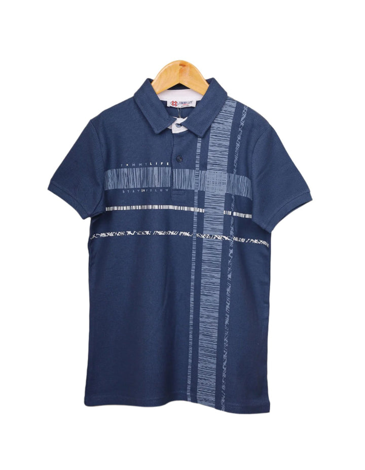 Zubaida's T-Shirt Polo Neck Embossed - Zubaidas Official™