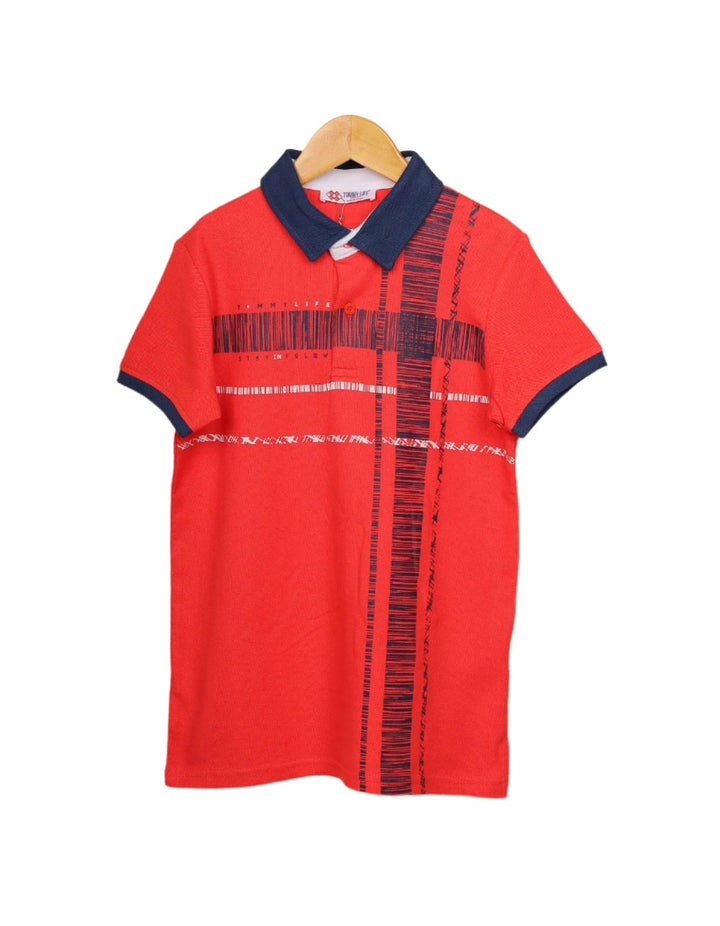 Zubaida's T-Shirt Polo Neck Embossed - Zubaidas Official™