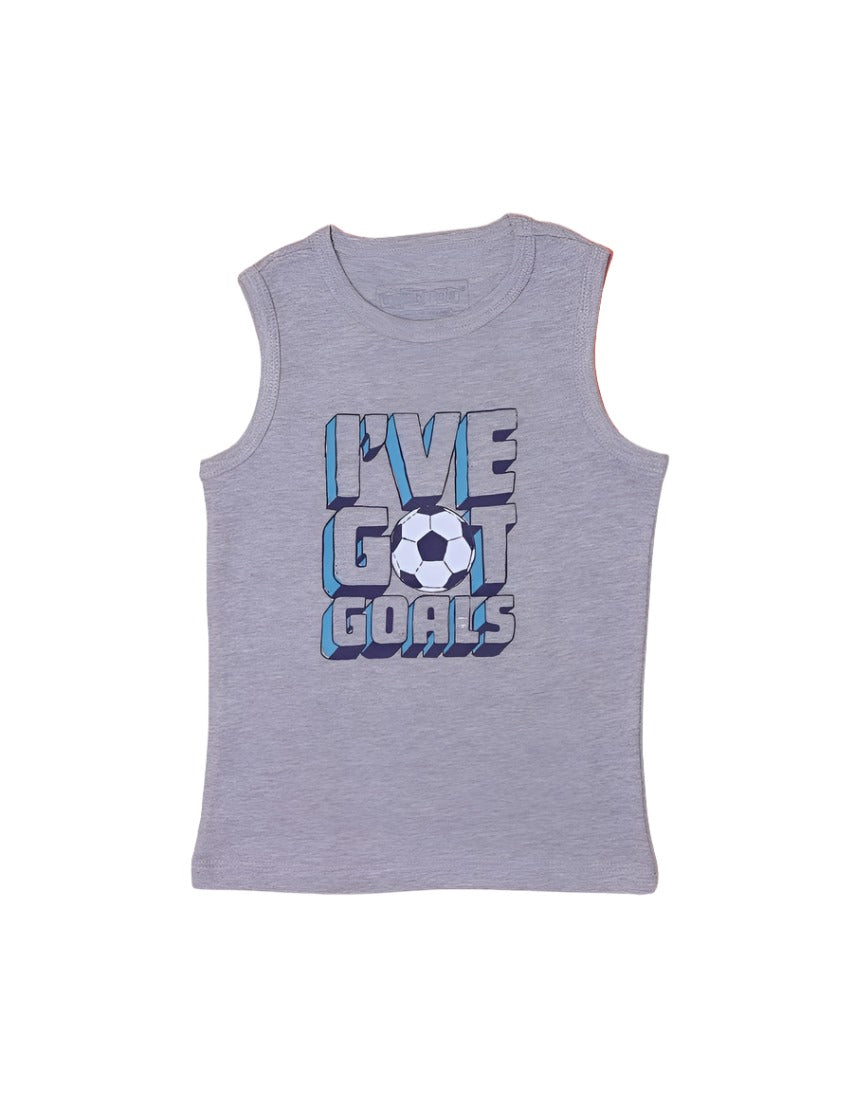 Zubaida's Sando Gray for Boys - I've Got Goals - Zubaidas Official™