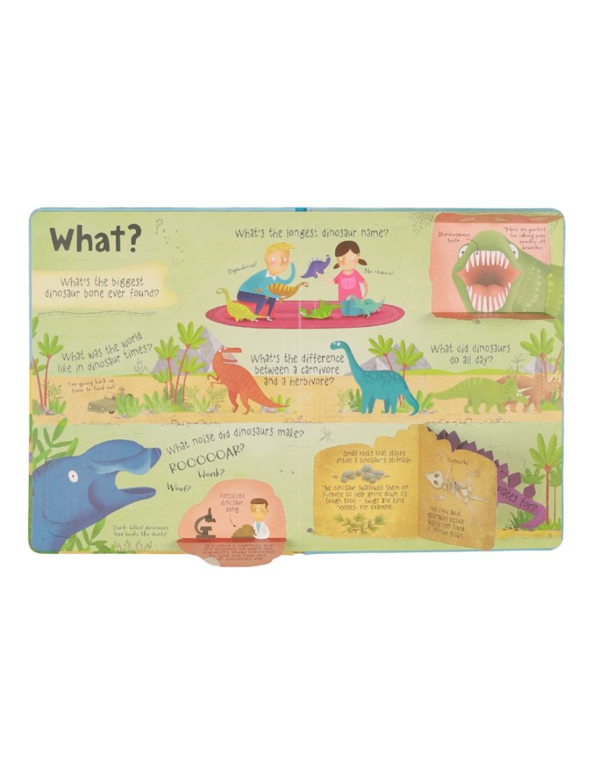 Zubaida's Book: Lift-the-flap Questions and Answers about Dinosaurs - Zubaidas Official™