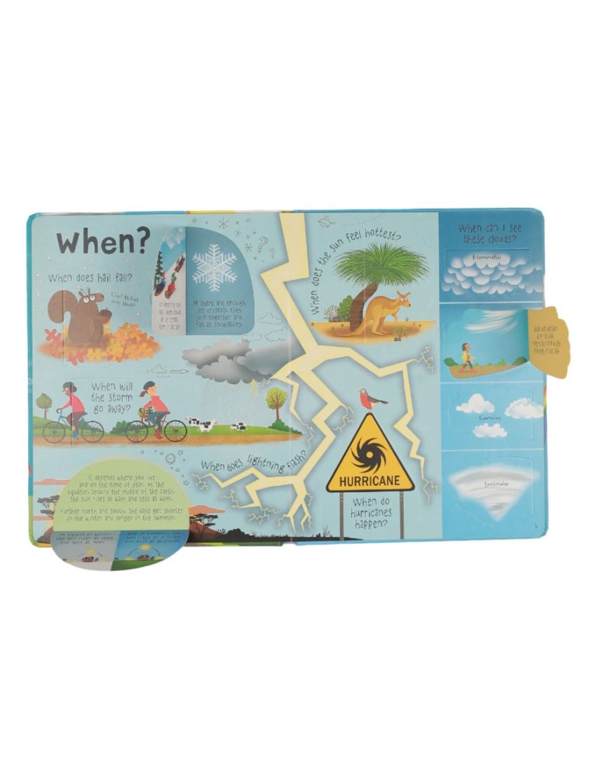Zubaida's Book: Lift-the-flap Questions and Answers about Weather - Zubaidas Official™