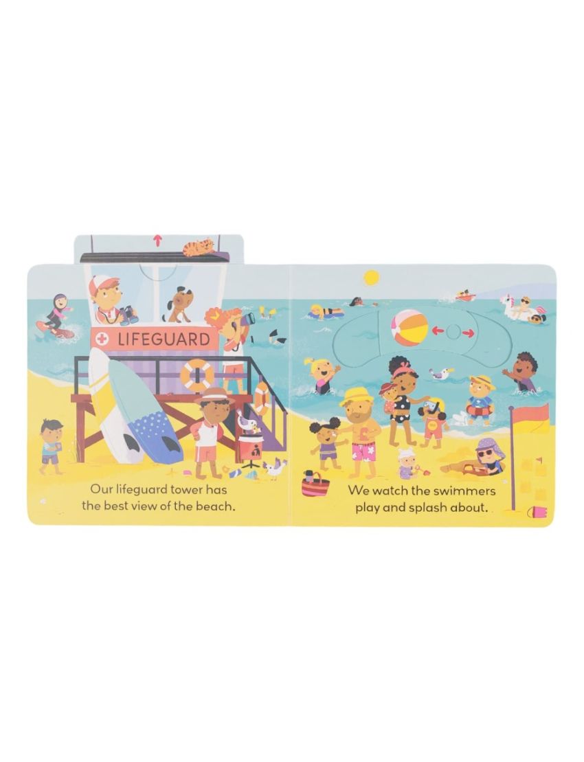 Zubaida's Book: Little World On The Beach A Push and Pull Adventure - Zubaidas Official™