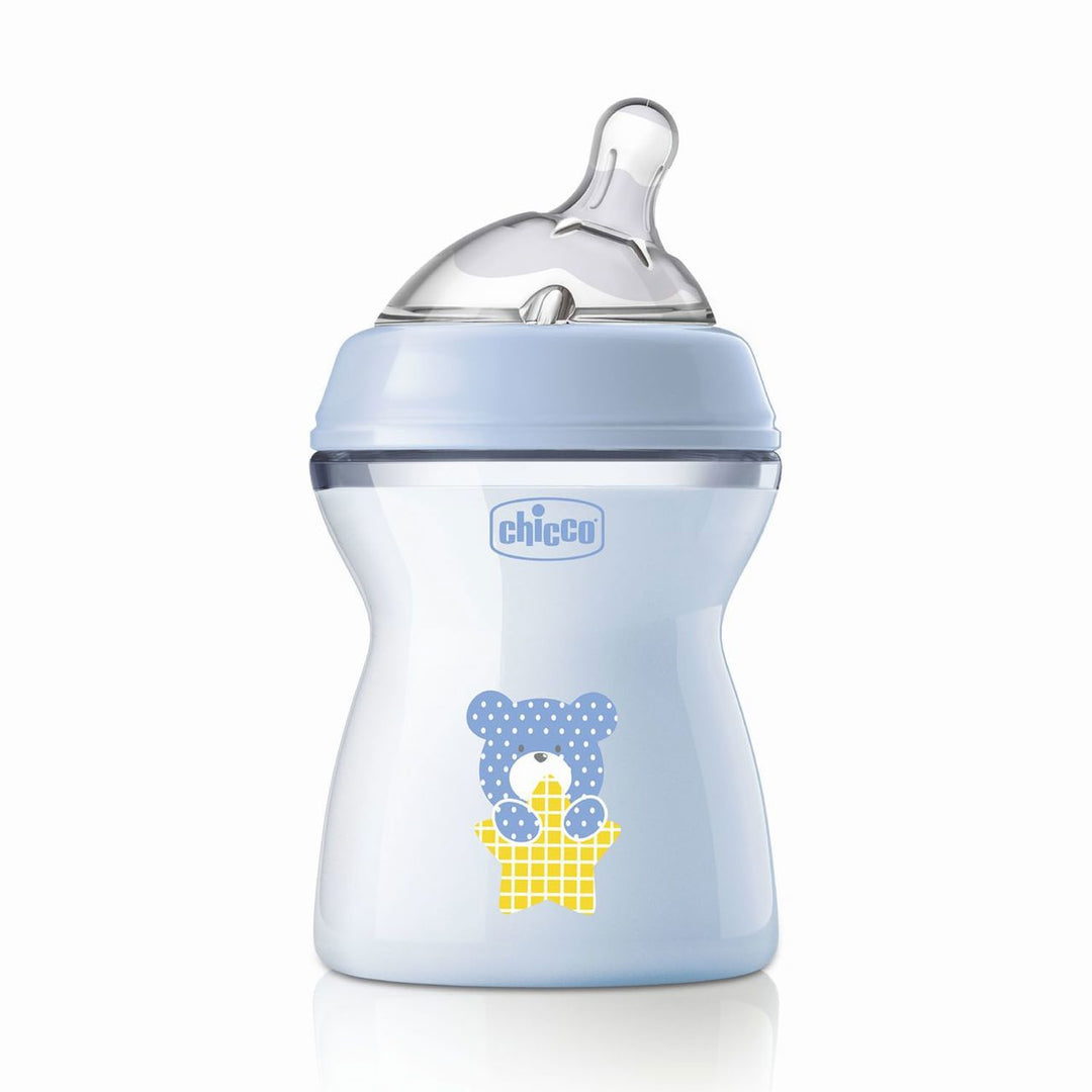Zubaida's Chicco Feeding Bottle NaturalFeeling PP 2M+ 250ML Boy (Chi-00081323200000) - Zubaidas Official™