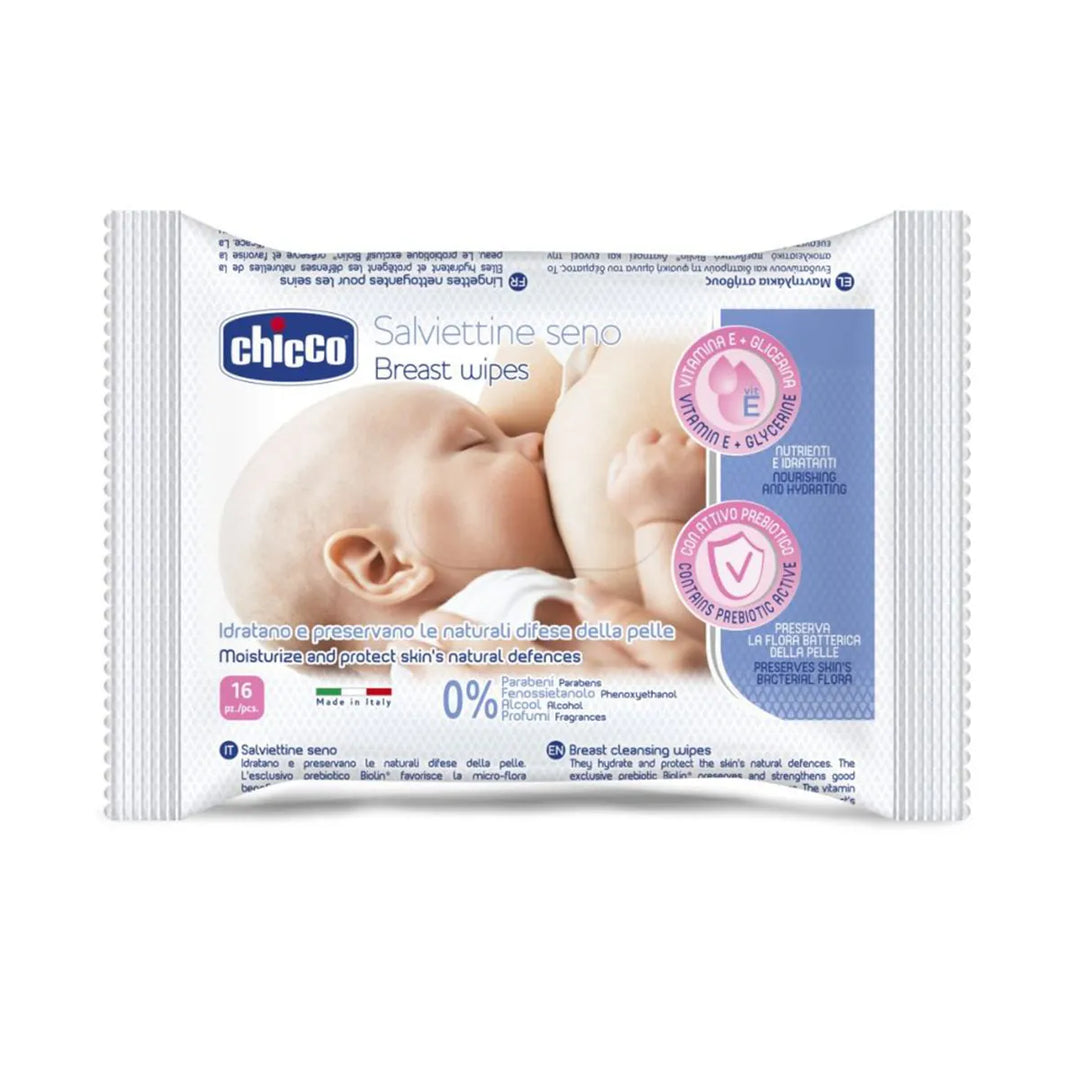 Zubaida's Chicco Cleansing Breast Wipes 16 Pcs (Chi-00009165000000) - Zubaidas Official™