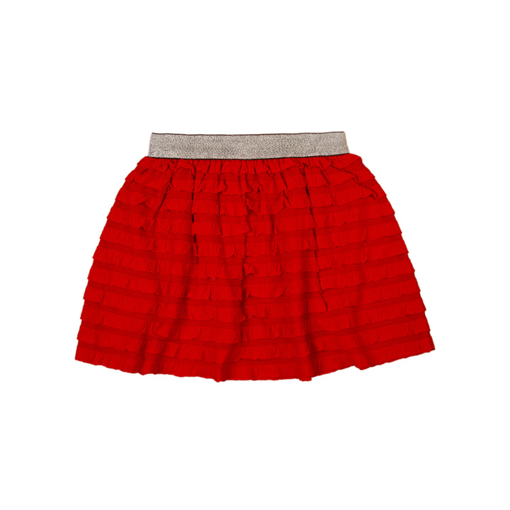 Zubaida's Red Ruffle Skirt - Zubaidas Official™