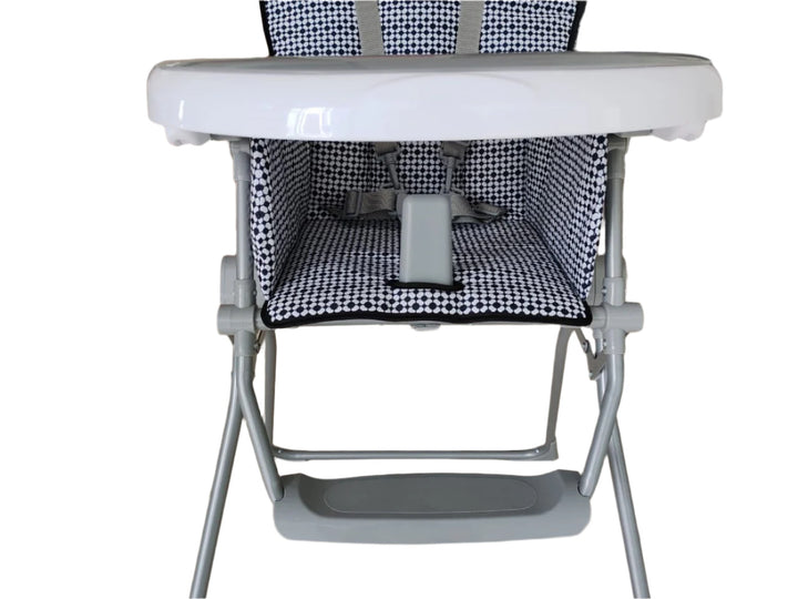 Zubaida's Bambies® Stylish & Compact Folding Baby High Chair with Adjustable Tray and 5-Point Harness - Zubaidas Official™