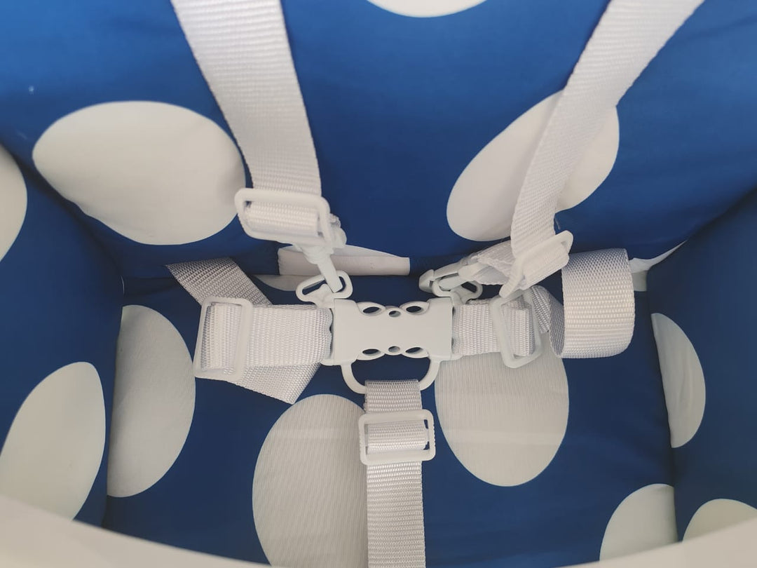 Zubaida's Bambies® Stylish & Compact Folding Baby High Chair with Adjustable Tray and 5-Point Harness - Zubaidas Official™