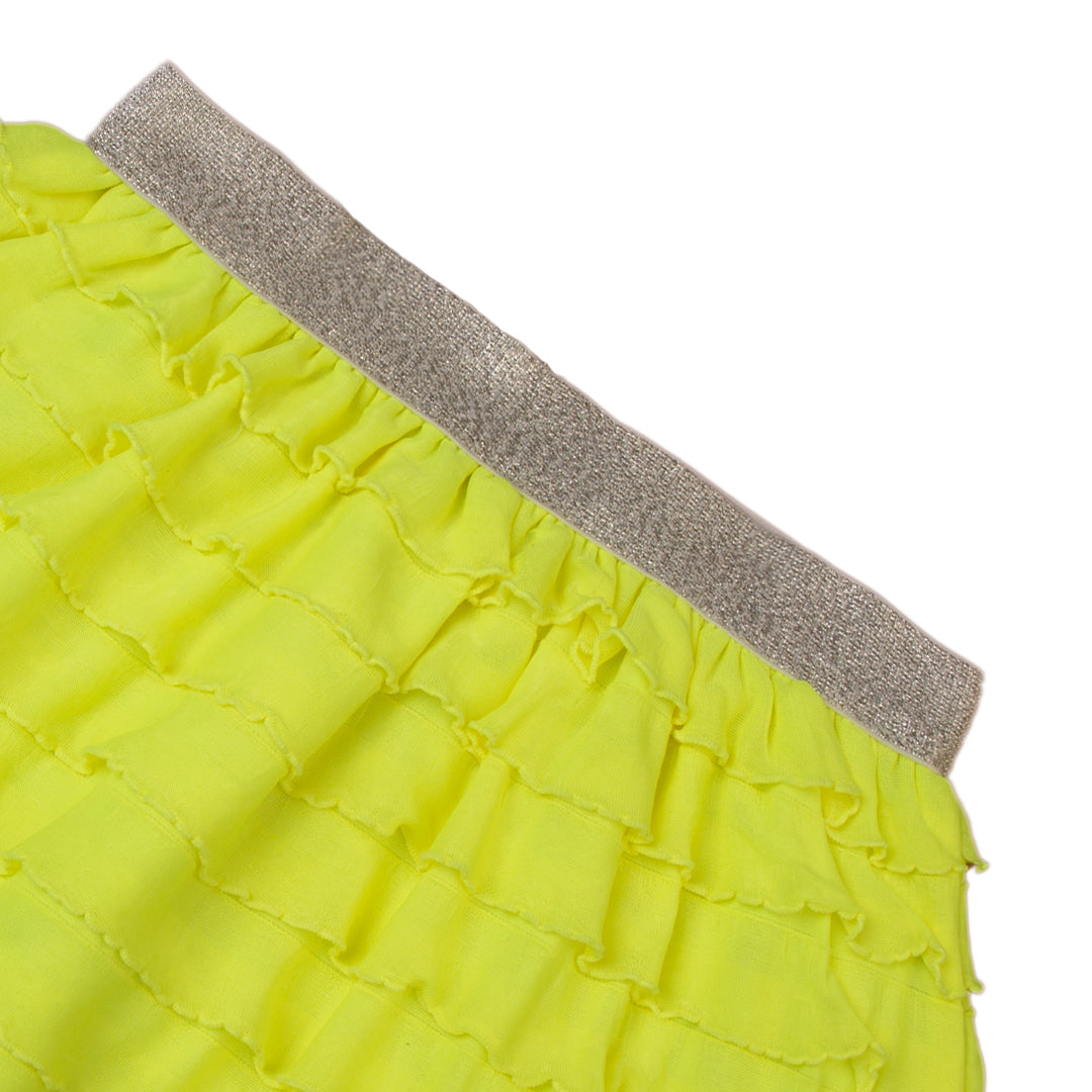 Zubaida's Green Ruffle Skirt - Zubaidas Official™