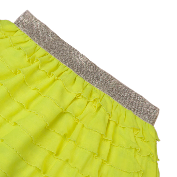 Zubaida's Green Ruffle Skirt - Zubaidas Official™