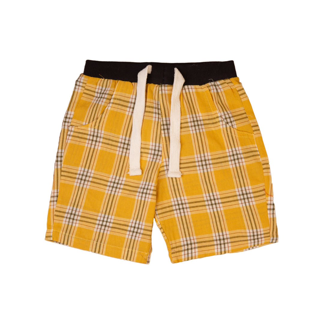 Zubaida's Yellow Plaid Short - Zubaidas Official™