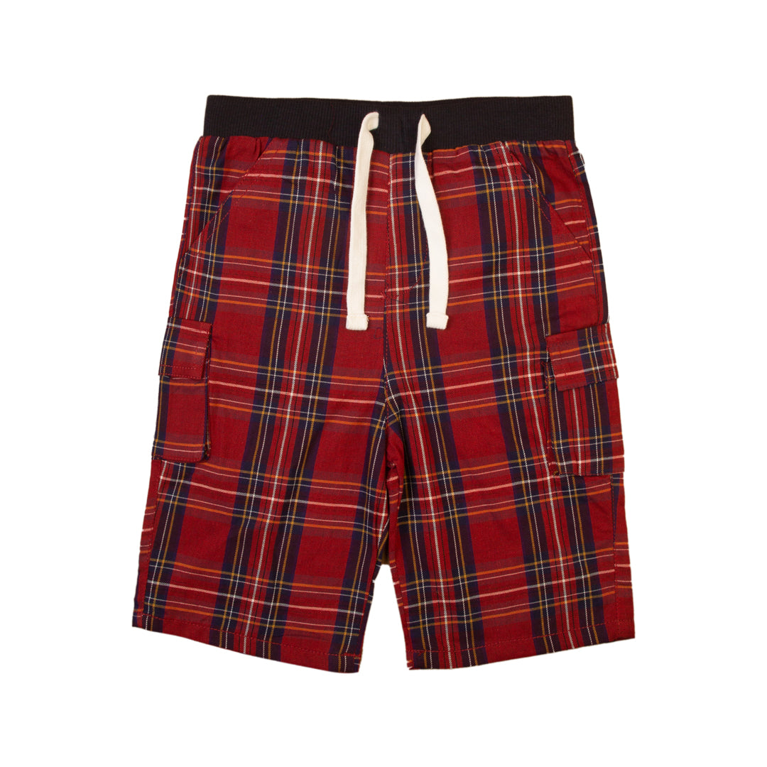 Zubaida's Plaid Cargo Shorts - Zubaidas Official™