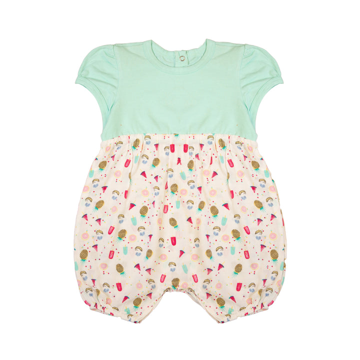 Zubaida's Novelty Print Two Tones Romper - Zubaidas Official™