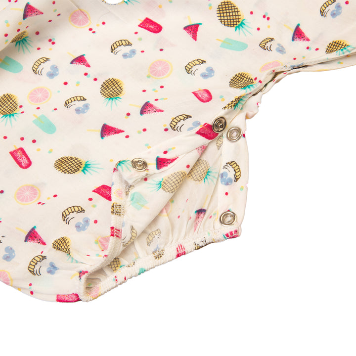 Zubaida's Novelty Print Two Tones Romper - Zubaidas Official™