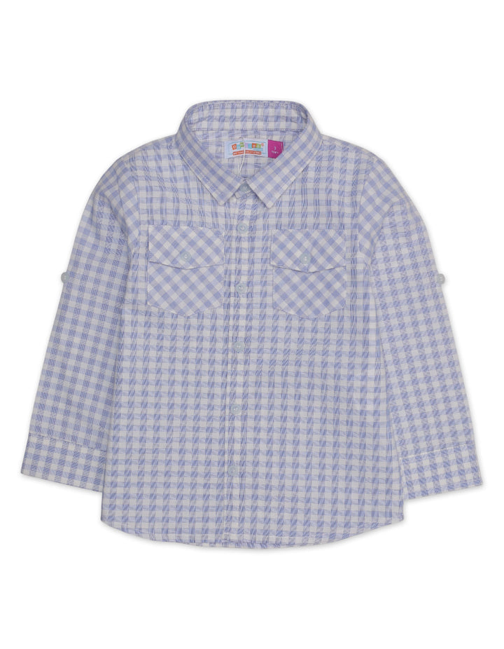 Zubaida's Full Sleeves Double Pocket Classic Plaid Shirt - Zubaidas Official™