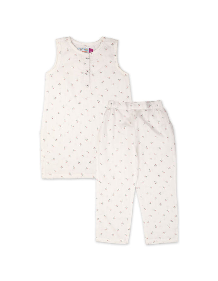 Zubaida's Sleeveless "Sweet Daisy Dreams" Co-Ord Set - Zubaidas Official™