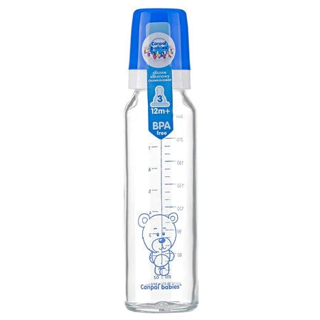 Zubaida's Canpol Babies Narrow Neck Glass Bottle 240ML - 42/101 - Zubaidas Official™