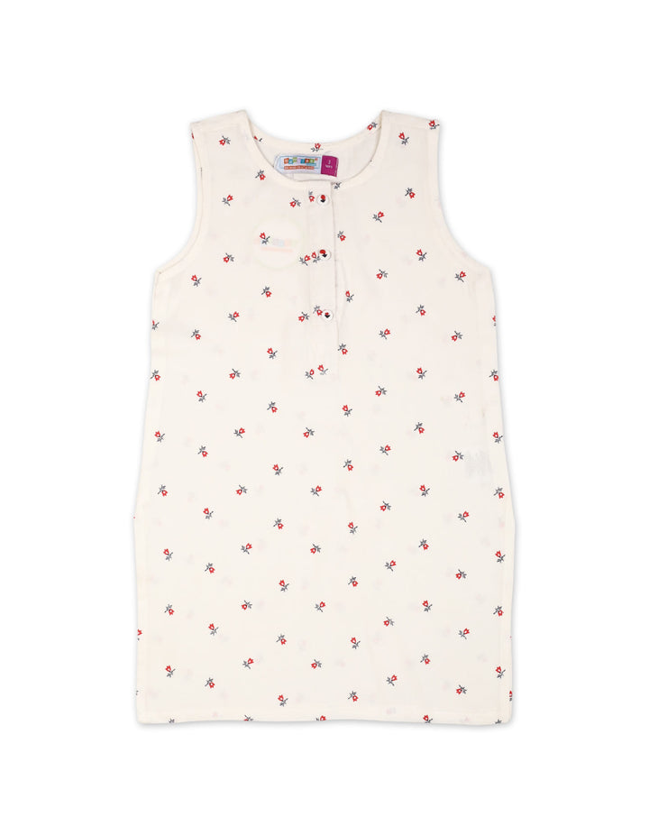 Zubaida's Sleeveless "Crimson Blossom Slumber" Co-Ord Set - Zubaidas Official™