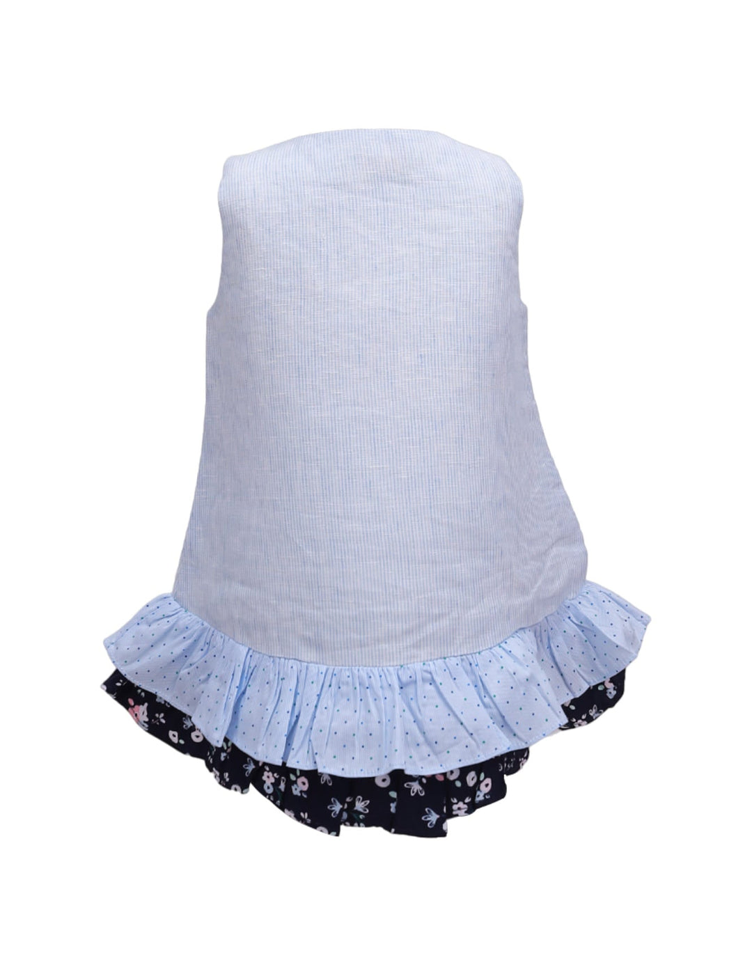 Zubaida's Frock Blue with Stripes - Zubaidas Official™