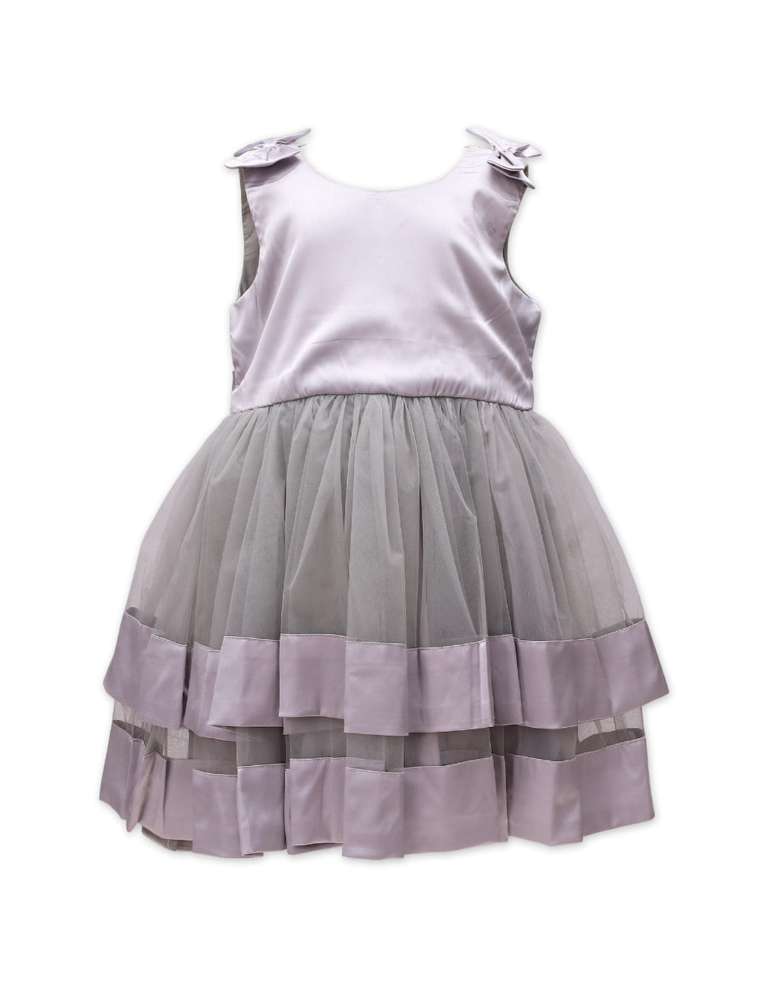 Zubaida's Fancy Satin & Tulle Dress - Zubaidas Official™