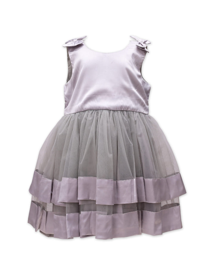 Zubaida's Fancy Satin & Tulle Dress - Zubaidas Official™