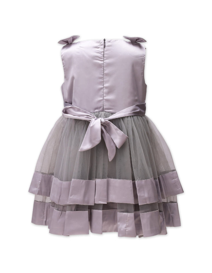 Zubaida's Fancy Satin & Tulle Dress - Zubaidas Official™