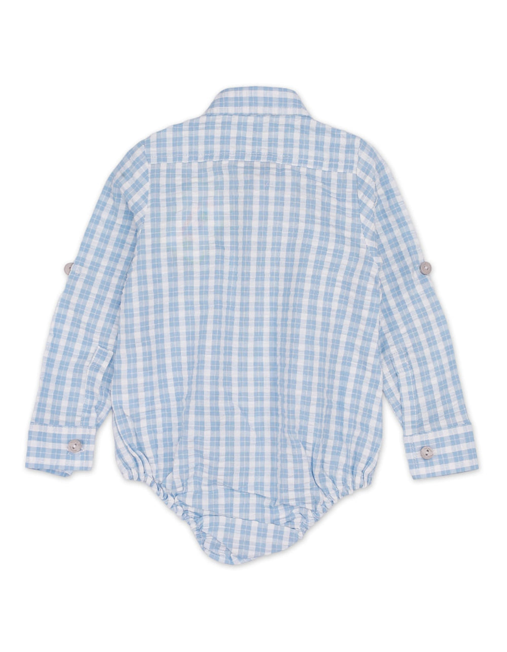 Zubaida's Shirt Style Checkered Bodysuit - Zubaidas Official™