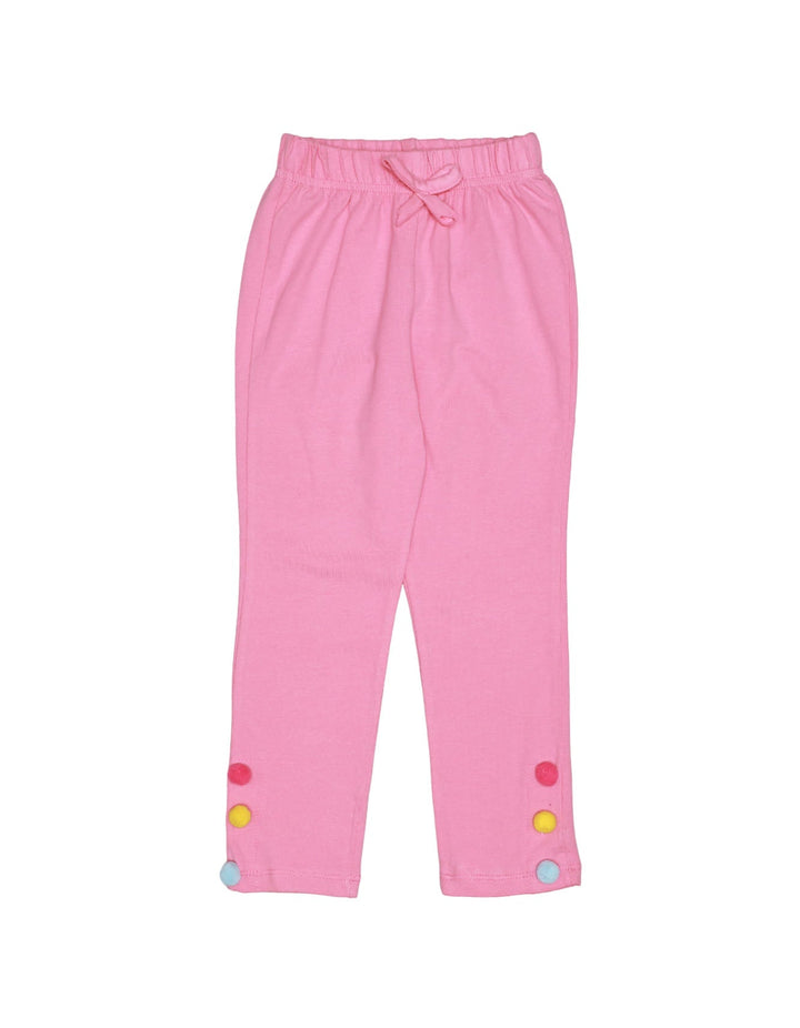 Zubaida's Tights Side Buttons Pink - Zubaidas Official™
