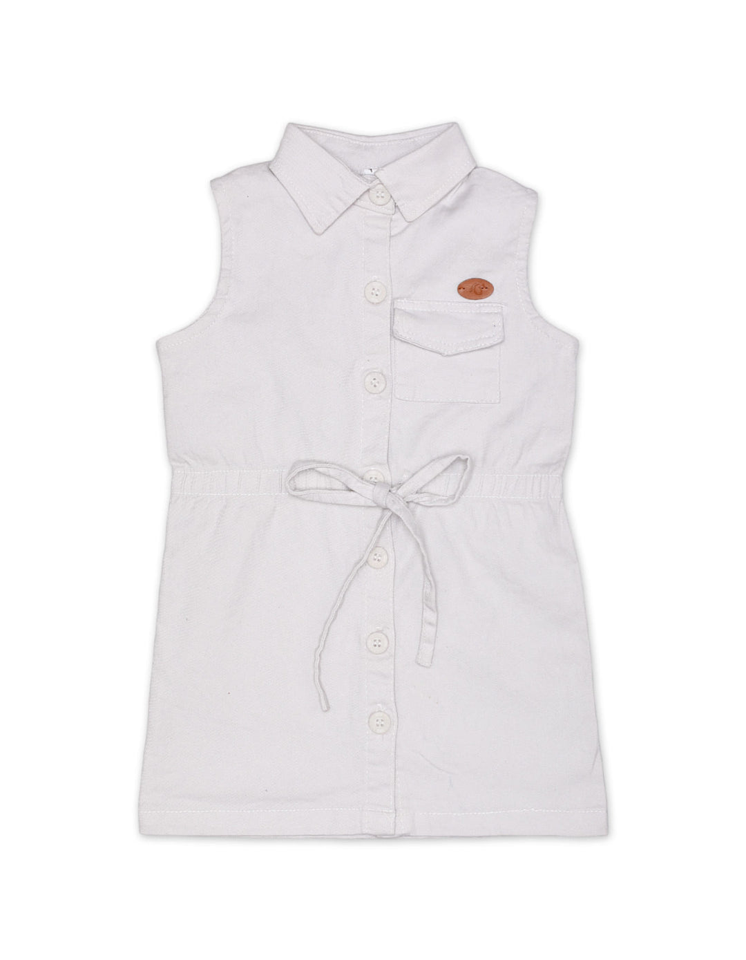 Zubaida's Dress Long Twill White Girls - Zubaidas Official™