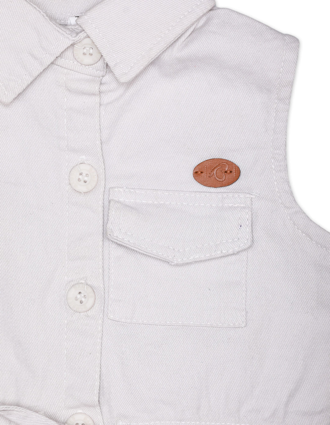 Zubaida's Dress Long Twill White Girls - Zubaidas Official™