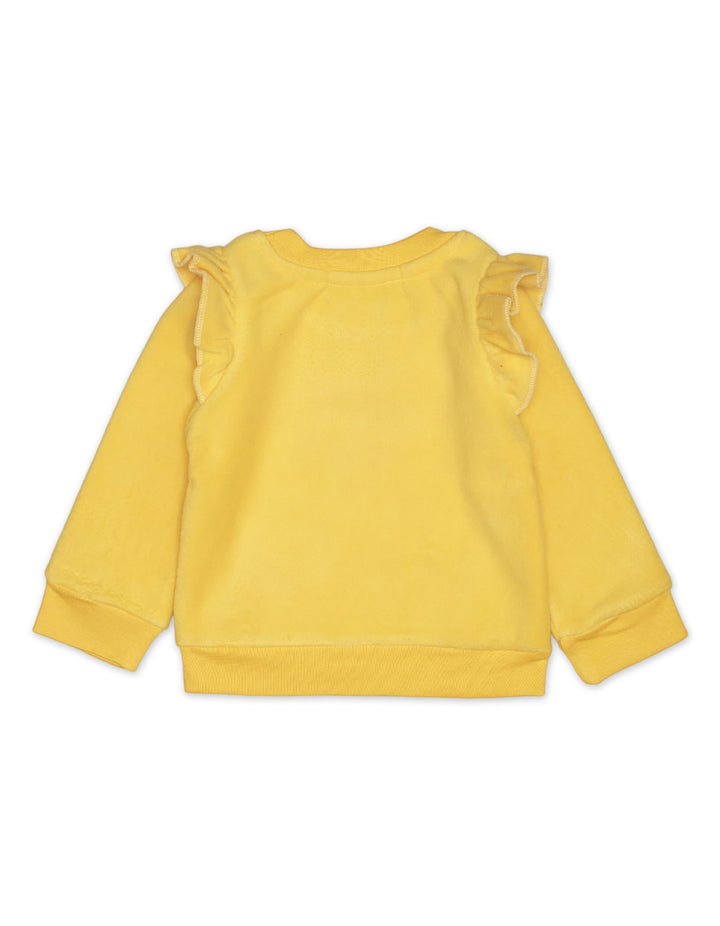 Zubaida's Sweatshirt Neck Yellow for Girls - Zubaidas Official™